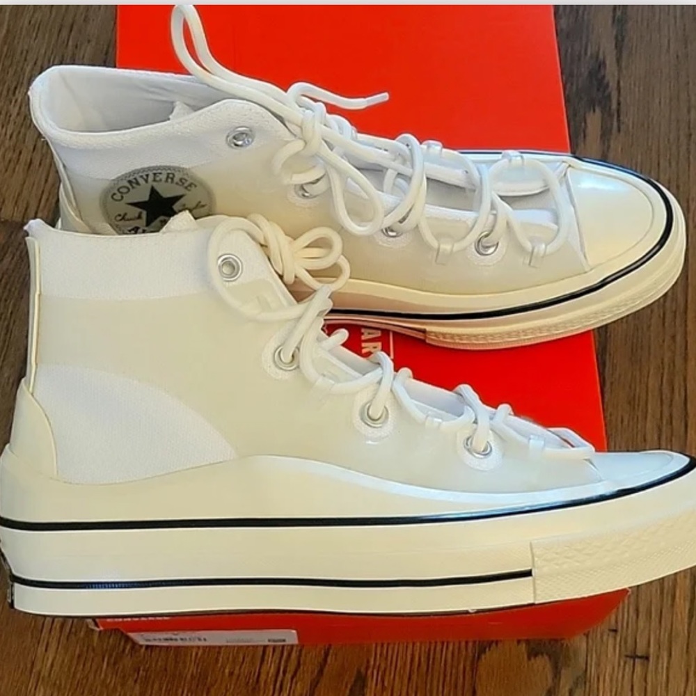 Converse Chuck 70 Utility Hi Shoes - White / Egret / Black - Picture 8 of 13